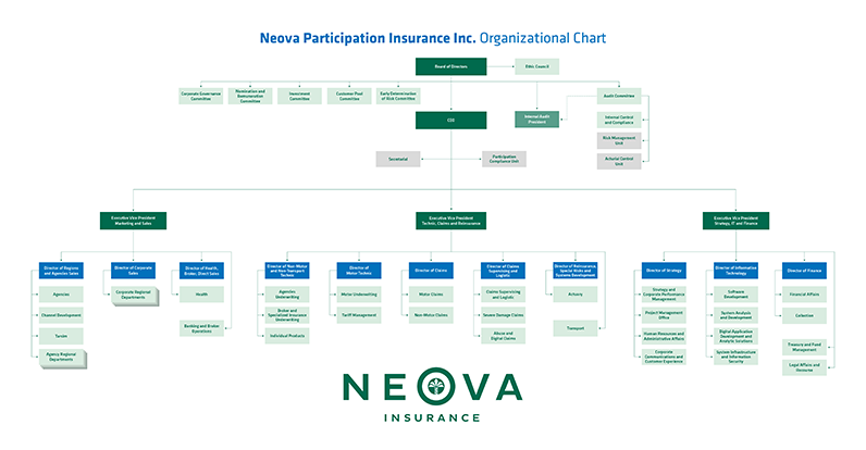 Neova Sigorta Organizasyon Şeması